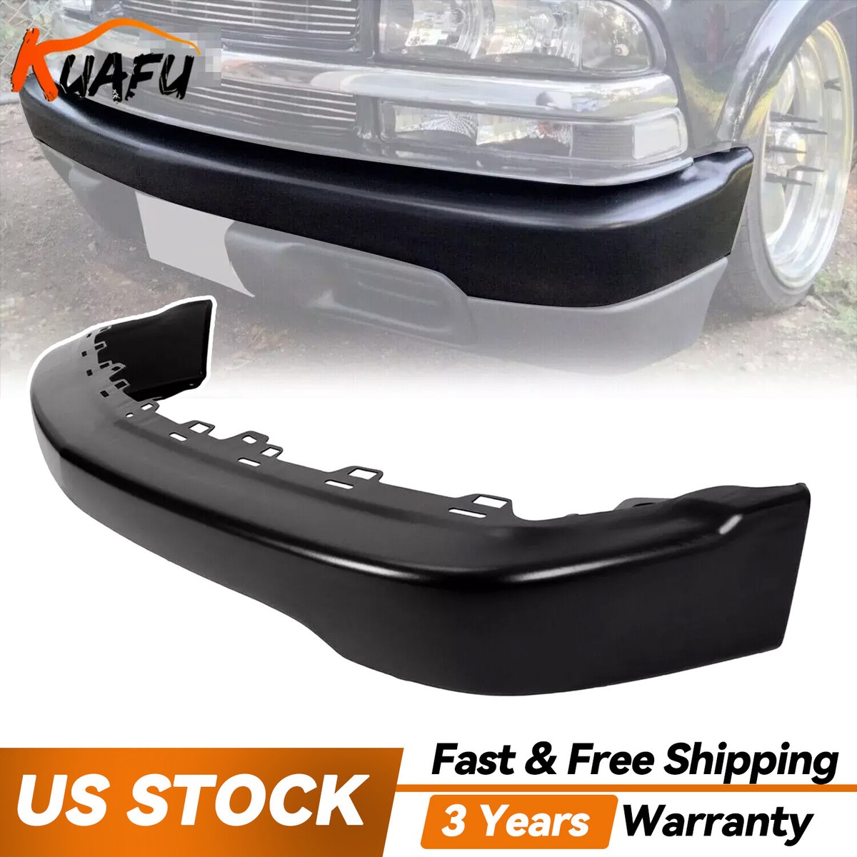 1998-2004 Chevrolet S10 1998-2005 Blazer Front Bumper Painted