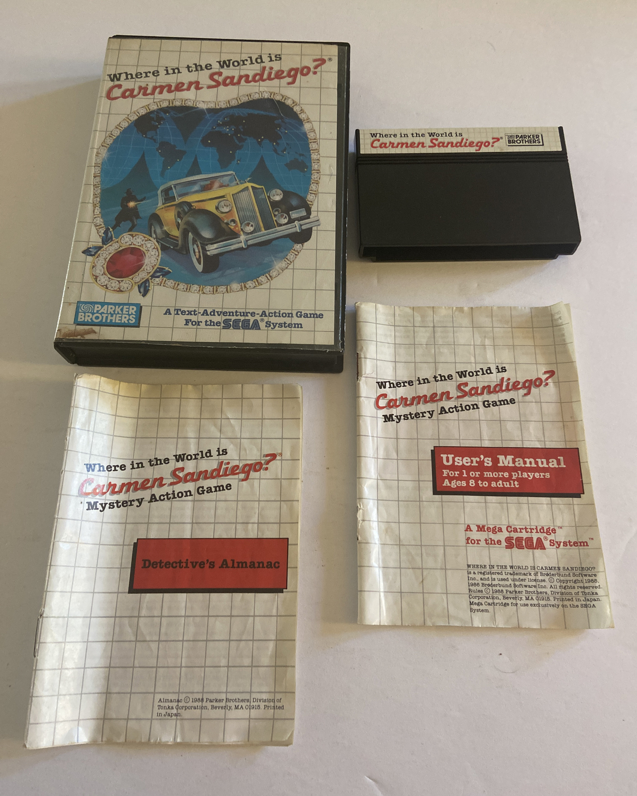 Where in the World is Carmen Sandiego? Sega Master System Authentic Complete