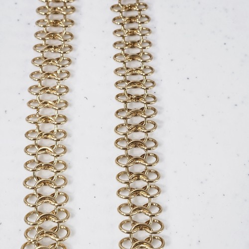Hannah Collection Grün Strass Gold Modeschmuck Halskette Ohrringe Set - Bild 14 von 15
