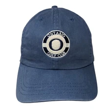 Ontario Golf Club Slideback Hat Blue OSFA Embroidered 6 Panel