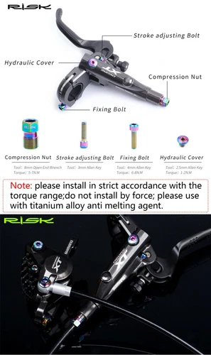 Titanium Alloy Shifters Brake Fixing Bolts Screws Set for M7000 M8000 - Picture 8 of 24