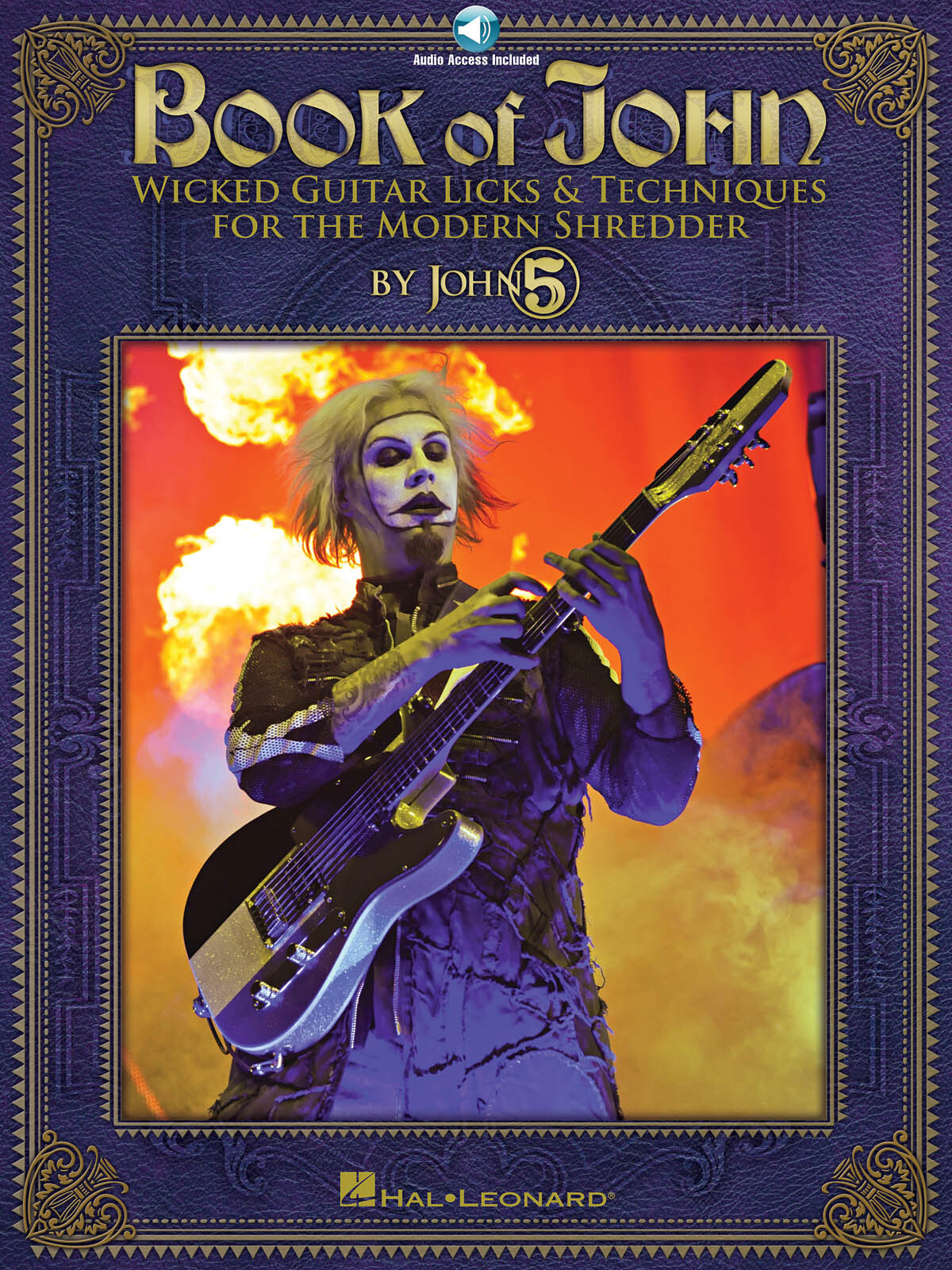 Book of John 5 Guitar Lessons Metal Licks Techniques Modern Shredder Tab Audio