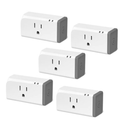 5PCS SONOFF S31 Smart Plug WIFI Socket Switch Power Monitoring APP Voice Control
