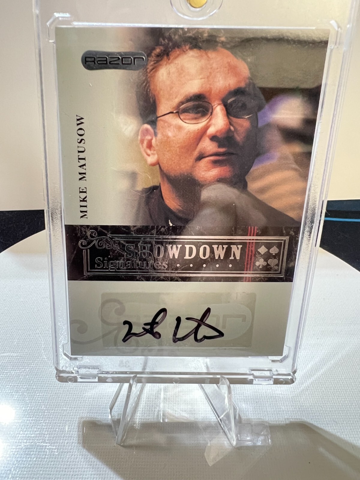 2006 Razor Poker Showdown Signatures Auto Mike Matusow #A-34 Auto | eBay