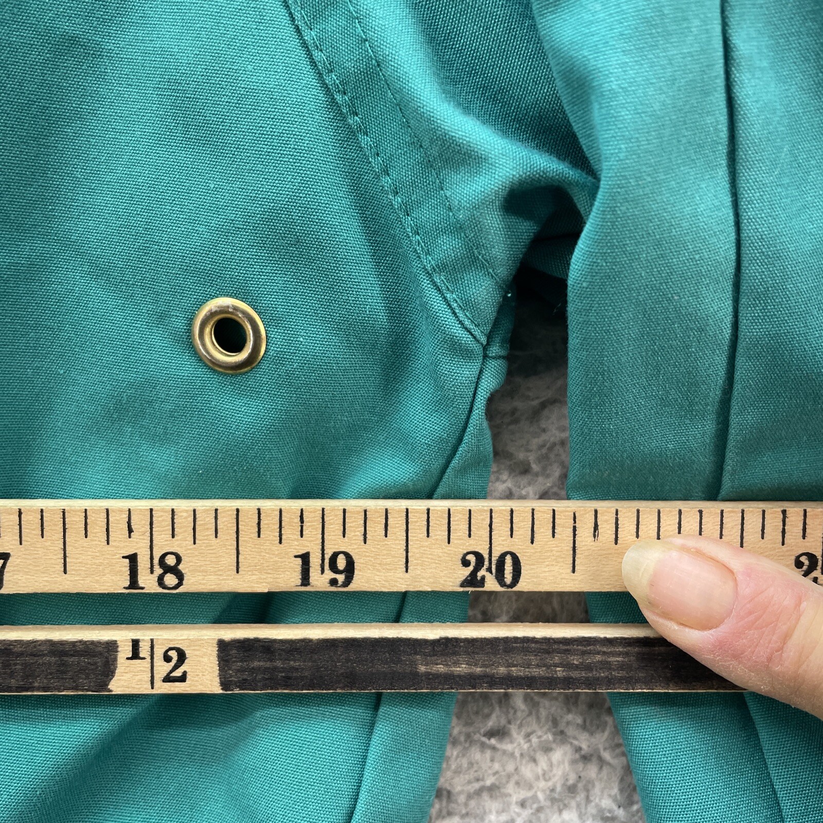 Basic Editions Jacket Womens Small Green Blue Dra… - image 14