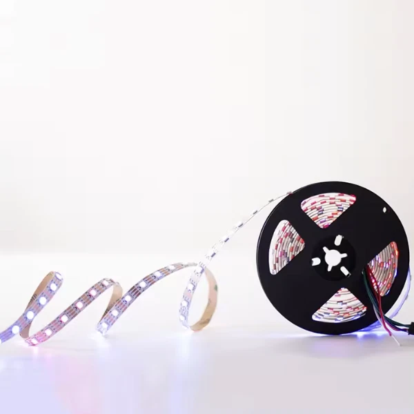 Strisce LED Digitali indirizzamento singolo LED 12V 14W/m 60led/m 4000K WS2815 - Immagine 2 di 4