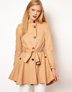 ladies camel mac