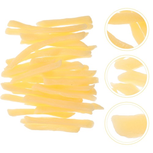 30Pcs Fake Bread Artificial Food Simulation French Fries Model Drawing Display
