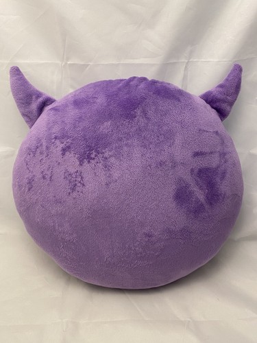 Evil Emoji Purple Pillow ๐ - Picture 2 of 4