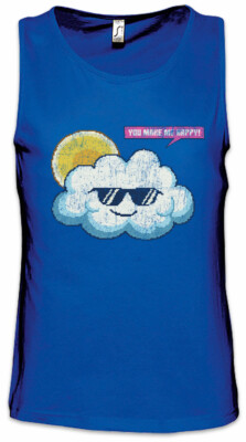 Cloud You Make Me Happy Herren Tank Top Du Machst Mich Glücklich Be Love Liebe