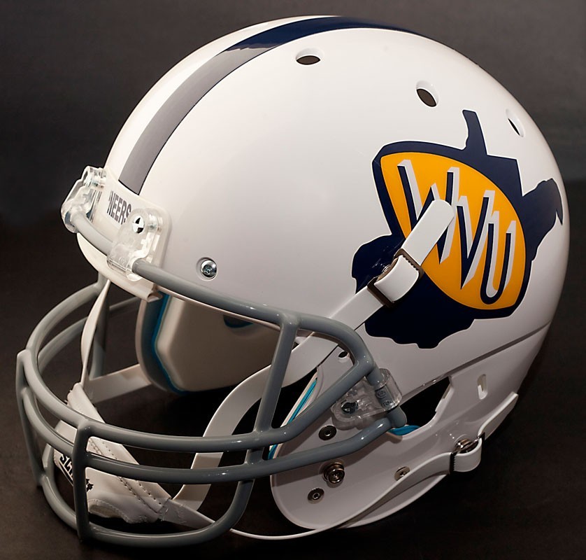 WEST VIRGINIA MOUNTAINEERS 1971-1972 Schutt XP Gameday REPLICA Football  Helmet
