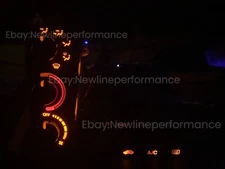 Amber LED Climate Control +Lower Switch Bulb KIT for Honda Civic Ek 1999-2000