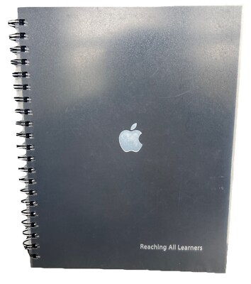 APPLE COMPUTER INC Employee 9 x 11 Notebook Journalbook Journal Plastic Cover