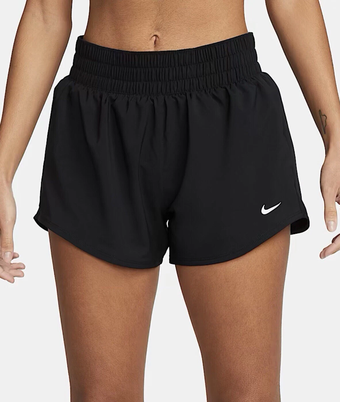 Nike Women's Dri-fit Tempo Track 3.5 Shorts, Black, Size XL