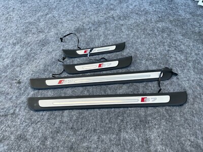 ILLUMINATED DOOR SILL SILLS SET FRONT/REAR OEM 81K 12-18 AUDI A7 S7 RS7 C7