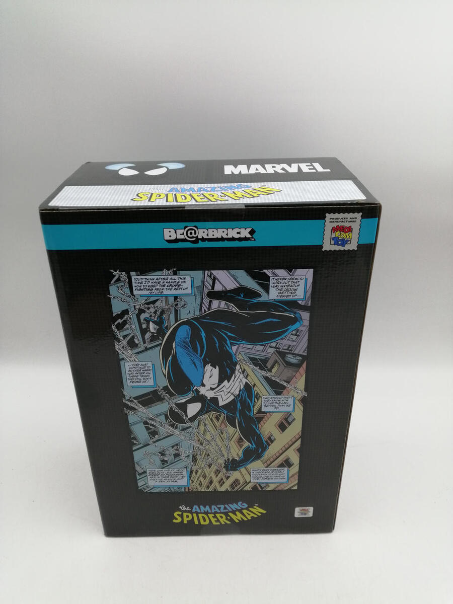 Medicom Toy BE@RBRICK SPIDER-MAN BLACK COSTUME 100% & 400 Medicom Toy BE@RBRICK SPIDER-MAN BLACK COSTUME 100% & 400