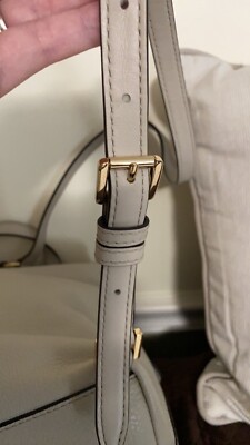 Michael Kors Raven Medium Pebbled Leather Backpack - Sand | eBay