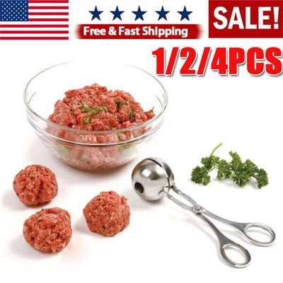 Meatball Maker Spoon Non Stick Thick Stainless Steel Meat Baller Kitchen Utensil