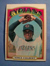1972 Topps #84 Vince Colbert Cleveland Indians VG-GOOD Condition ...AUCT#7294