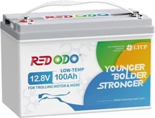 Redodo 12V 100Ah LiFePO4 Battery with Low Temp Cut-off - Excellent Condition