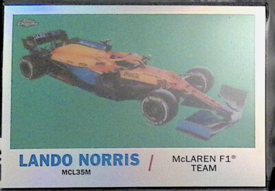 2021 Topps Chrome Formula 1 Formel 1 1961 McLaren Lando Norris