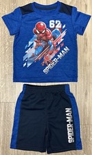Marvel Spider-Man 62 Toddler Boy's 2 Piece Short Sleeve and Short Set