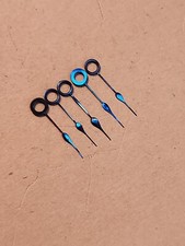 Lot Of 5 Vintage NOS Waltham 18 Size Pocket Watch Blue Spade Hour Hands Hole 250