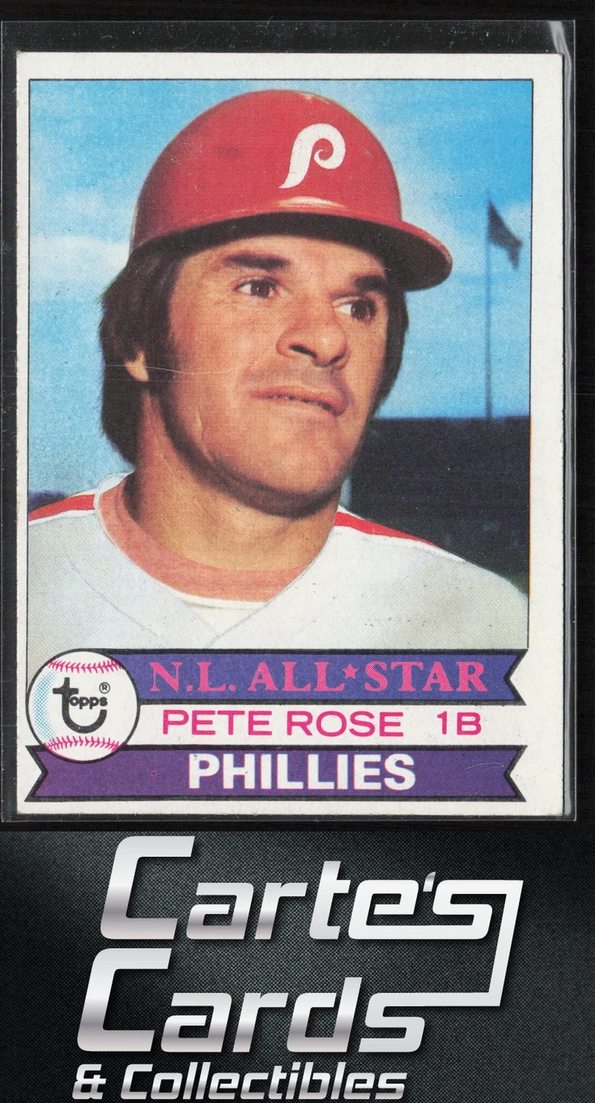 Pete Rose 1979 Topps Burger King Philadelphia Phillies #13 NL All-Star