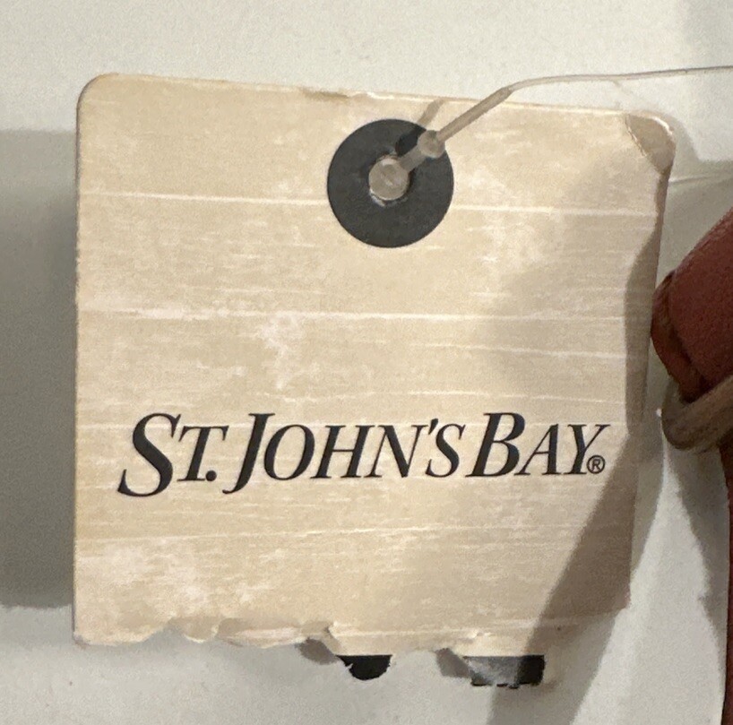 ST. JOHN'S BAY “Paprika” Bag Adjustable Handbag Medium 5 Compartment RARE COLOR image 5