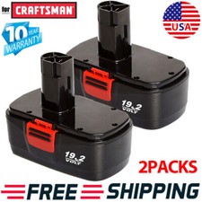 2Pack 19.2 Volt For Craftsman Battery C3 DieHard 130279005 11376 130279003 11375