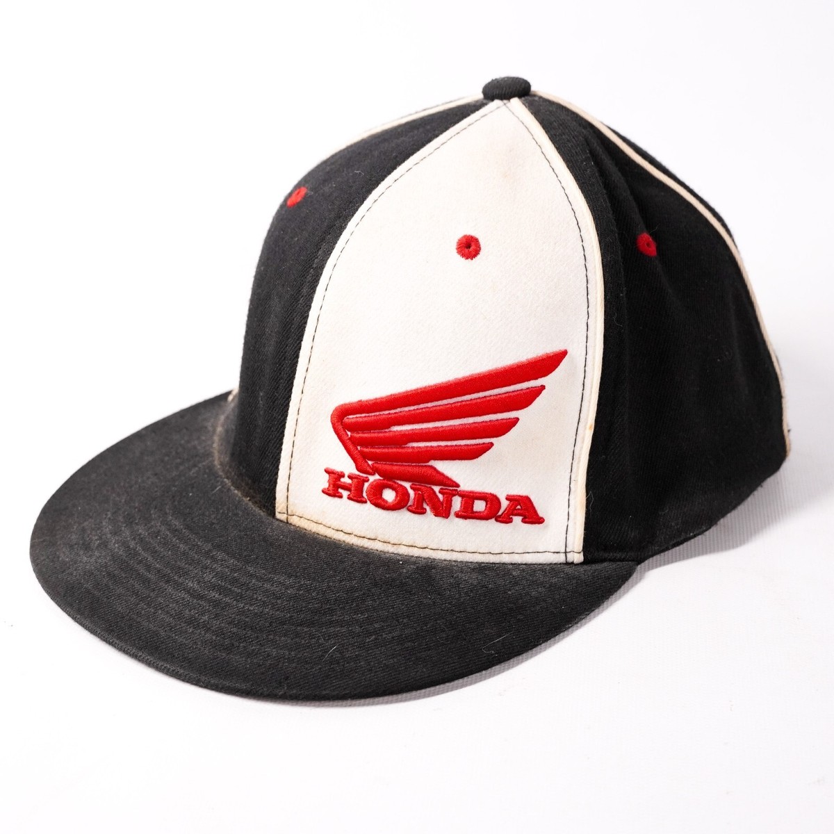 Honda Motor Car Wing Baseball Hat Flex Fit Visor Cap Small/Medium