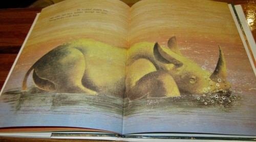 How the Rhinoceros Got His Skin ~ Rudyard Kipling. Leonard Weisgard HbDj in MELB - Picture 9 of 12