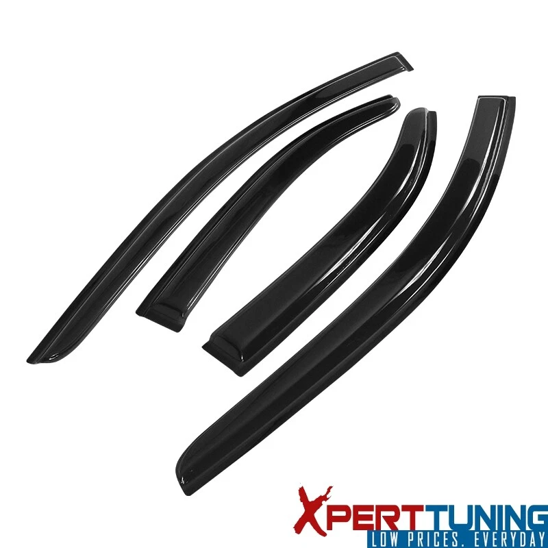 Fits 04-08 Acura TSX Sedan 4DR Acrylic Window Visors Rain Rain Guard Tape On Foto 4 de 4