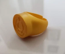 GREEN LANTERN "YELLOW LANTERN" PROMO POWER RING 2009 BLACKEST NIGHT DC COMICS