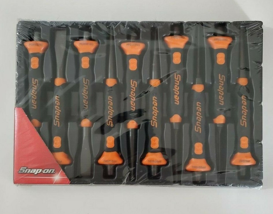 Snap on Tools USA NEW 10 Piece Soft Grip Punch/Chisel 3 colors Set