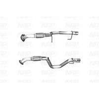 NAP carPARTS Abgasrohr FüR Jeep Renegade GeläNdewagen Geschlossen BU 1.6 CRD