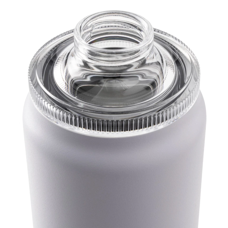 Botella de agua Everett de acero inoxidable TAL con caño Tritan 32 oz, gris azul Foto 3 de 4