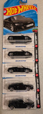 Hot Wheels new black Audi R8 Spyder LOT OF 5 from E case
