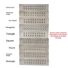 Tungsten Carbide Drawplate Square Wire Drawing Multisize Pull Bar Jewelry Tool