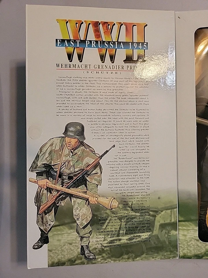 WWII East Prussia 1945 Wehrmacht Grenadier Private (Schutze) "Wolf" #70009 *NEW* - Image 2 of 4