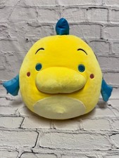 NWT Squishmallows 10" Flounder Fish Disney The Little Mermaid Plush Kellytoy