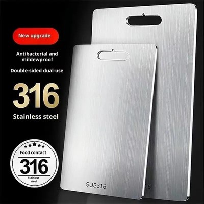 316 Thickened Cutting Board Stainless Steel Cooking Tool Anti-mold Antibacterial