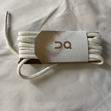 On Cloud Replacement Sneakers Laces White One Pair Brand New Shoelaces (53 in)