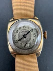 Rolex 9K Solid Yellow Gold Cushion Case Vintage Watch
