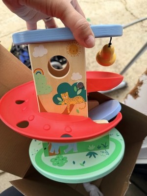 Fisher-Price Wooden Treehouse Ball Run Toy 9mo+ Hand-Eye & Motor Skills HXT92