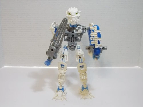LEGO BIONICLE INIKA TOA MATORO (8732) COMPLETE FIGURE INCLUDING 4 ZAMOR SPHERES