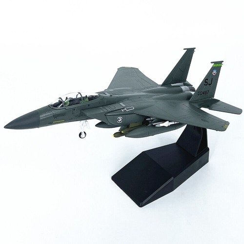 NEW 1:100 U.s. F15E Fighter Alloy Fighter Aircraft Aircraft Model Simulation - Picture 3 of 8