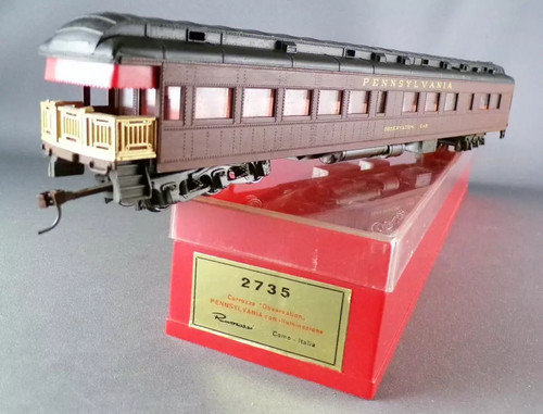 Rivarossi 2735 Ho Pennsylvania R.R. Voiture d'Observation Aménagée Eclairage en | Zustand: Occasion