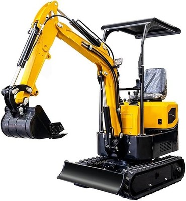 Free Unload/Ship 1.2Ton Mini Excavator 13.5HP Gas Engine Tracked Crawler Digger