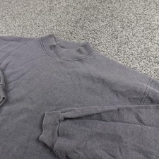 VTG Hanes Sweatshirt Mens XL Gray Fleece Blank Pullover Crewneck Sweater 90s USA